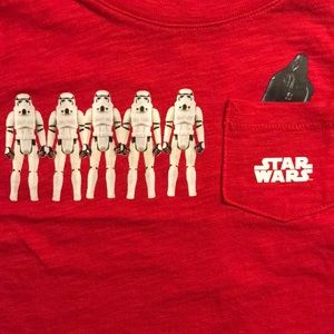 Baby Gap Star Wars t-shirt Vader and Troopers
